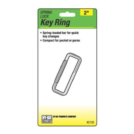Hy-Ko Prod Spr Lock Key Ring KC122